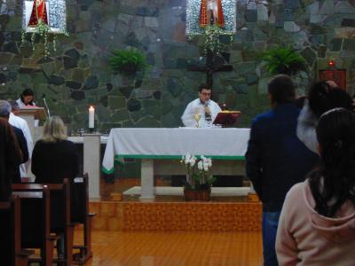 Aconteceu na noite desta sexta (05/08) o encerramento do TrÃ­duo em louvor ao Bom Jesus em Campo Mendes